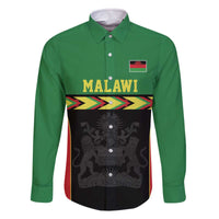 Malawi Cricket Custom Family Matching Off The Shoulder Long Sleeve Dress and Hawaiian Shirt Malawi Chevron Pattern - Wonder Print Shop