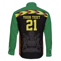 Malawi Cricket Custom Family Matching Short Sleeve Bodycon Dress and Hawaiian Shirt Malawi Chevron Pattern - Wonder Print Shop