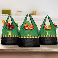 Malawi Cricket Custom Grocery Bag Malawi Chevron Pattern - Wonder Print Shop