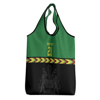 Malawi Cricket Custom Grocery Bag Malawi Chevron Pattern - Wonder Print Shop
