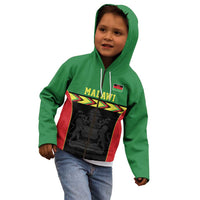 Malawi Cricket Custom Kid Hoodie Malawi Chevron Pattern - Wonder Print Shop
