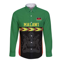 Malawi Cricket Custom Long Sleeve Button Shirt Malawi Chevron Pattern - Wonder Print Shop