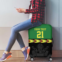Malawi Cricket Custom Luggage Cover Malawi Chevron Pattern - Wonder Print Shop