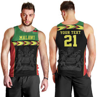Malawi Cricket Custom Men Tank Top Malawi Chevron Pattern - Wonder Print Shop