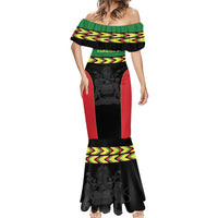 Malawi Cricket Custom Mermaid Dress Malawi Chevron Pattern - Wonder Print Shop