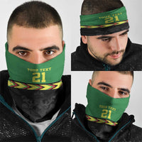 Malawi Cricket Custom Neck Gaiter Malawi Chevron Pattern - Wonder Print Shop