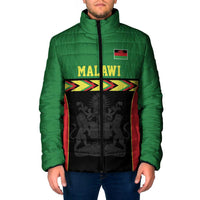 Malawi Cricket Custom Padded Jacket Malawi Chevron Pattern - Wonder Print Shop