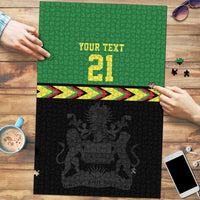 Malawi Cricket Custom Puzzle Malawi Chevron Pattern - Wonder Print Shop