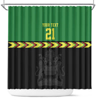 Malawi Cricket Custom Shower Curtain Malawi Chevron Pattern - Wonder Print Shop