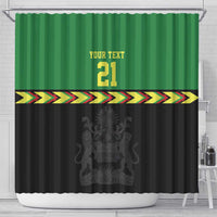 Malawi Cricket Custom Shower Curtain Malawi Chevron Pattern - Wonder Print Shop