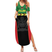 Malawi Cricket Custom Summer Maxi Dress Malawi Chevron Pattern - Wonder Print Shop