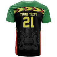 Malawi Cricket Custom T Shirt Malawi Chevron Pattern - Wonder Print Shop