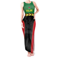 Malawi Cricket Custom Tank Maxi Dress Malawi Chevron Pattern - Wonder Print Shop