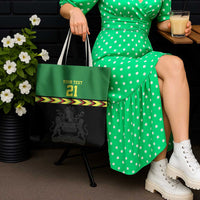 Malawi Cricket Custom Tote Bag Malawi Chevron Pattern - Wonder Print Shop