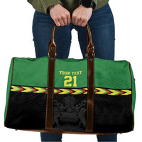 Malawi Cricket Custom Travel Bag Malawi Chevron Pattern - Wonder Print Shop