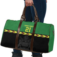 Malawi Cricket Custom Travel Bag Malawi Chevron Pattern - Wonder Print Shop