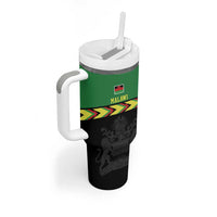 Malawi Cricket Custom Tumbler With Handle Malawi Chevron Pattern - Wonder Print Shop