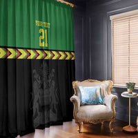 Malawi Cricket Custom Window Curtain Malawi Chevron Pattern - Wonder Print Shop