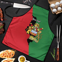 Malawi Flag Map Apron Simple Malawi Emblem Coat of Arms - Wonder Print Shop