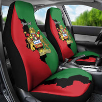 Malawi Flag Map Car Seat Cover Simple Malawi Emblem Coat of Arms - Wonder Print Shop