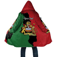 Malawi Flag Map Cloak Simple Malawi Emblem Coat of Arms - Wonder Print Shop