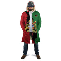 Malawi Flag Map Cloak Simple Malawi Emblem Coat of Arms - Wonder Print Shop