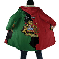 Malawi Flag Map Cloak Simple Malawi Emblem Coat of Arms - Wonder Print Shop