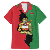 Malawi Flag Map Family Matching Mermaid Dress and Hawaiian Shirt Simple Malawi Emblem Coat of Arms - Wonder Print Shop