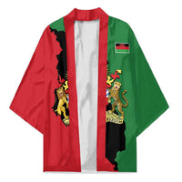 Malawi Flag Map Kimono Simple Malawi Emblem Coat of Arms - Wonder Print Shop