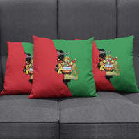 Malawi Flag Map Pillow Cover Simple Malawi Emblem Coat of Arms - Wonder Print Shop