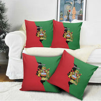 Malawi Flag Map Pillow Cover Simple Malawi Emblem Coat of Arms - Wonder Print Shop