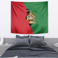 Malawi Flag Map Tapestry Simple Malawi Emblem Coat of Arms - Wonder Print Shop