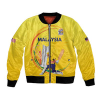 Custom Cricket Malaysia East Asia-Pacific Bomber Jacket Malaysia Road to Glory - Wonder Print Shop