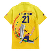 Custom Cricket Malaysia East Asia-Pacific Hawaiian Shirt Malaysia Road to Glory - Wonder Print Shop