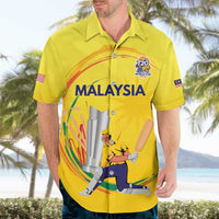 Custom Cricket Malaysia East Asia-Pacific Hawaiian Shirt Malaysia Road to Glory - Wonder Print Shop