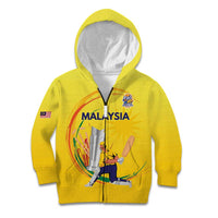 Custom Cricket Malaysia East Asia-Pacific Kid Hoodie Malaysia Road to Glory - Wonder Print Shop