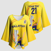 Custom Cricket Malaysia East Asia-Pacific Kimono Sleeve Blouse Malaysia Road to Glory - Wonder Print Shop