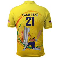 Custom Cricket Malaysia East Asia-Pacific Polo Shirt Malaysia Road to Glory - Wonder Print Shop
