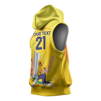 Custom Cricket Malaysia East Asia-Pacific Sleeveless Hoodie Malaysia Road to Glory - Wonder Print Shop