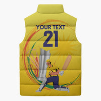 Custom Cricket Malaysia East Asia-Pacific Sleeveless Puffer Jacket Malaysia Road to Glory - Wonder Print Shop