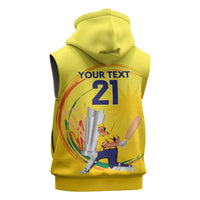 Custom Cricket Malaysia East Asia-Pacific Sleeveless Zip Hoodie Malaysia Road to Glory - Wonder Print Shop