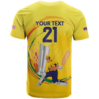 Custom Cricket Malaysia East Asia-Pacific T Shirt Malaysia Road to Glory - Wonder Print Shop