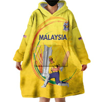 Custom Cricket Malaysia East Asia-Pacific Wearable Blanket Hoodie Malaysia Road to Glory - Wonder Print Shop