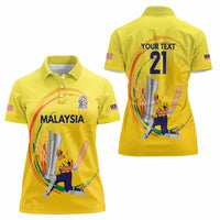 Custom Cricket Malaysia East Asia-Pacific Women Polo Shirt Malaysia Road to Glory - Wonder Print Shop