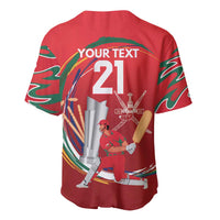 Custom Cricket Oman East Asia-Pacific Baseball Jersey Oman Home Victory Spirit - Wonder Print Shop