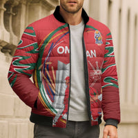 Custom Cricket Oman East Asia-Pacific Bomber Puffer Jacket Oman Home Victory Spirit - Wonder Print Shop