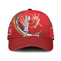 Custom Cricket Oman East Asia-Pacific Classic Cap Oman Home Victory Spirit - Wonder Print Shop