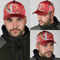 Custom Cricket Oman East Asia-Pacific Classic Cap Oman Home Victory Spirit - Wonder Print Shop