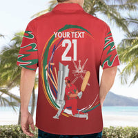 Custom Cricket Oman East Asia-Pacific Hawaiian Shirt Oman Home Victory Spirit - Wonder Print Shop
