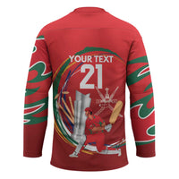 Custom Cricket Oman East Asia-Pacific Hockey Jersey Oman Home Victory Spirit - Wonder Print Shop